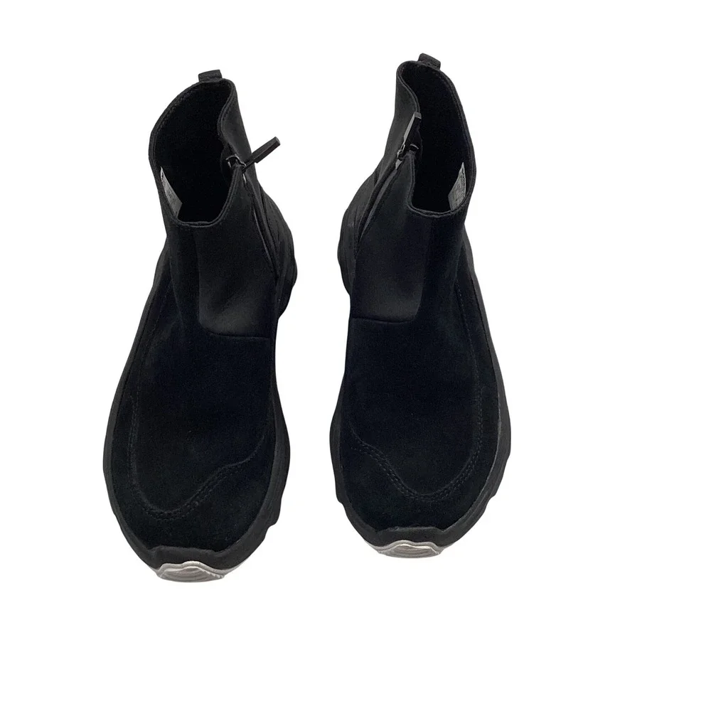 Sorel Kinetic Impact NXT Waterproof‎ Booties Black Suede Side Zip Women's 8